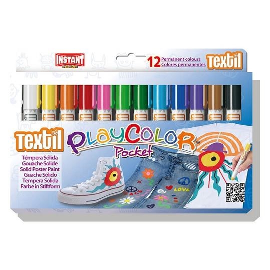 TEMPERA SOLIDA PLAYCOLOR POCKET 12 UNITATS | 8414213105612 | INS10561 | Llibreria La Gralla | Llibreria online de Granollers