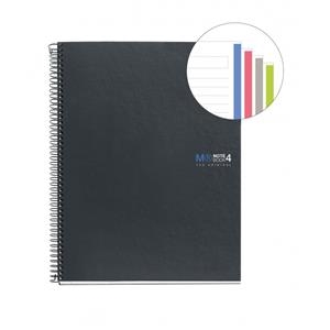 LLIBRETA A4 MIQUELRIUS RATLLES NOTEBOOK 4 NEGRE | 8422593021354 | 2135 | Llibreria La Gralla | Llibreria online de Granollers