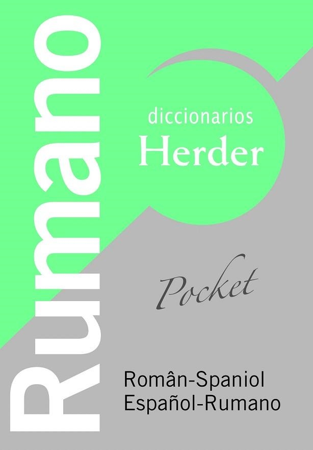 DICCIONARIO HERDER POCKET RUMANO  | 9788425425424 | FONTANA, JOAN/LUPU, CATALINA/ANI, VIRGIL | Llibreria La Gralla | Librería online de Granollers