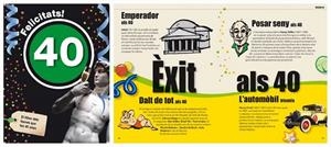 FELICITATS 40. EL LLIBRE DELS HOMES QUE FAN 40 ANYS | 9788496944978 | ROSÉS COLLADO, LAIA | Llibreria La Gralla | Librería online de Granollers