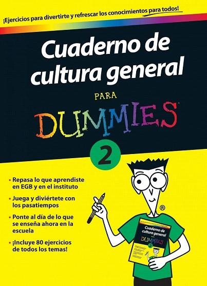 CUADERNO DE CULTURA GENERAL PARA DUMMIES 2 | 9788432900693 | AA. VV. | Llibreria La Gralla | Llibreria online de Granollers