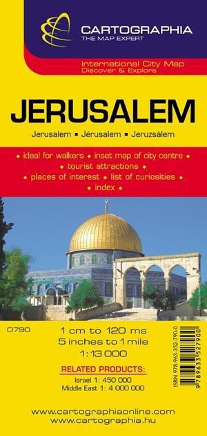 JERUSALEM PLANO CARTOGRAPHIA 2012 | 9789633527900 | VARIOS AUTORES | Llibreria La Gralla | Librería online de Granollers
