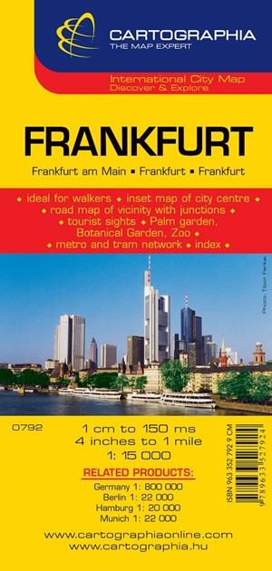 FRANKFURT MAPA CARTOGRAPHIA | 9789633527924 | VARIOS AUTORES | Llibreria La Gralla | Librería online de Granollers