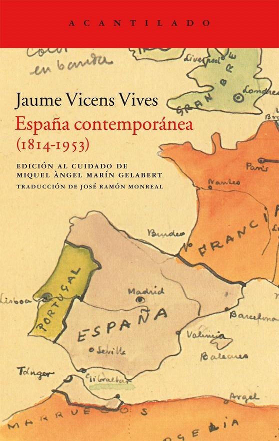 ESPAÑA CONTEMPORANEA 1814-1953 | 9788415277675 | VICENS VIVES, JAUME | Llibreria La Gralla | Llibreria online de Granollers