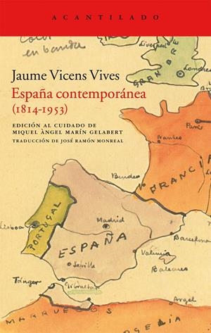 ESPAÑA CONTEMPORANEA 1814-1953 | 9788415277675 | VICENS VIVES, JAUME | Llibreria La Gralla | Llibreria online de Granollers