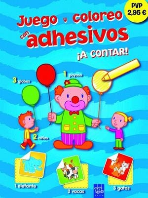 JUEGO Y COLOREO CON ADHESIVOS. ¡A CONTAR! | 9788408111337 | Llibreria La Gralla | Librería online de Granollers