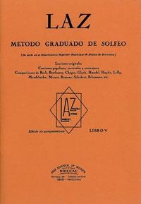 LAZ METODO GRADUADO DE SOLFEO LIBRO V | 9788480207133 | Llibreria La Gralla | Llibreria online de Granollers