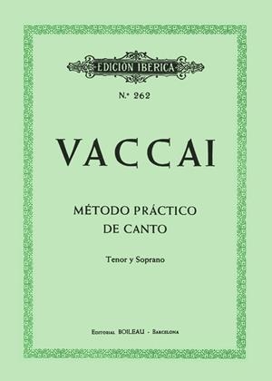 VACCAI METODO PRACTICO DE CANTO TENOR Y SOPRANO | 9788480205818 | Llibreria La Gralla | Llibreria online de Granollers