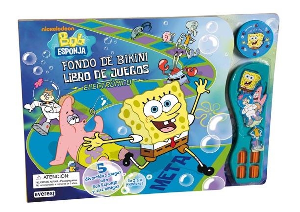 BOB ESPONJA. FONDO DE BIKINI. LIBRO DE JUEGOS ELECTRÓNICO | 9788444165974 | CORAL WATERS | Llibreria La Gralla | Librería online de Granollers