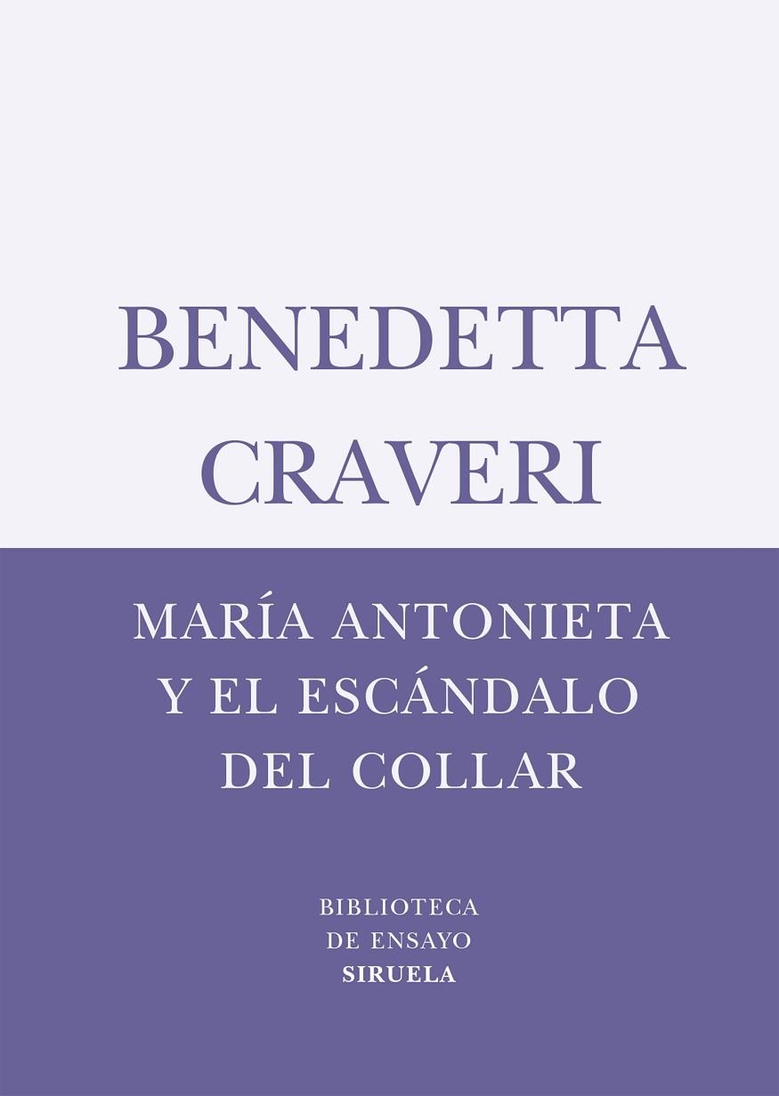 MARIA ANTONIETA Y EL ESCANDALO DEL COLLAR | 9788498410747 | CRAVERI, BENEDETTA | Llibreria La Gralla | Llibreria online de Granollers