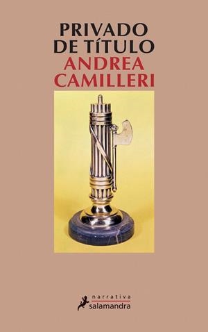 PRIVADO DE TITULO | 9788498380774 | CAMILLERI, ANDREA | Llibreria La Gralla | Librería online de Granollers