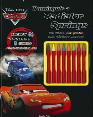 BENVINGUTS A RADIATOR SPRINGS. UN LLIBRE PER PINTAR AMB PÀGINES NEGRES | 9788499326719 | Llibreria La Gralla | Llibreria online de Granollers