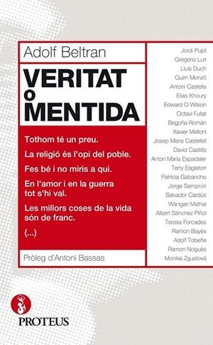 VERITAT O MENTIDA | 9788415047438 | BELTRAN, ADOLF | Llibreria La Gralla | Llibreria online de Granollers