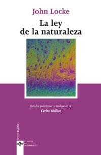 LEY DE LA NATURALEZA, LA (CLASICOS DEL PENSAMIENTO) | 9788430945382 | LOCKE, JOHN | Llibreria La Gralla | Librería online de Granollers