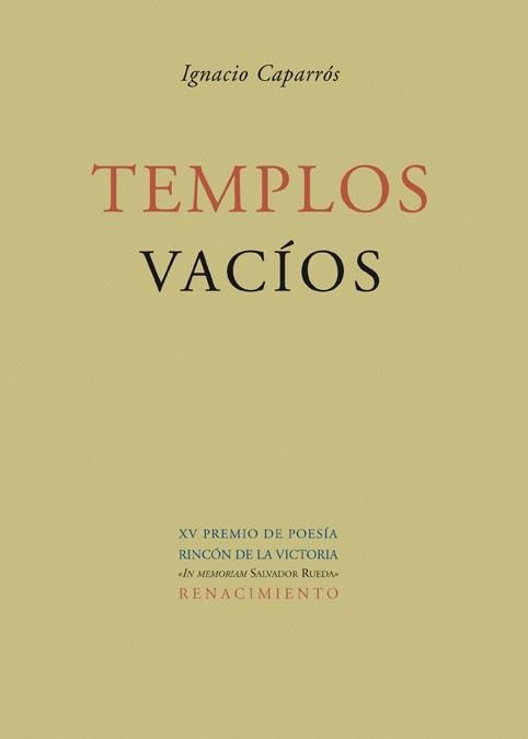 TEMPLOS VACIOS | 9788484723479 | CAPARROS VALDERRAMA, IGNACIO | Llibreria La Gralla | Librería online de Granollers