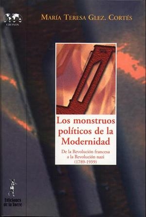 MONSTRUOS POLITICOS DE LA MODERNIDAD, LOS | 9788479603564 | GONZALEZ CORTES, MARIA TERESA | Llibreria La Gralla | Librería online de Granollers