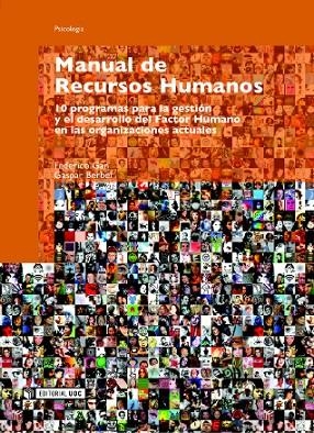 MANUAL DE RECURSOS HUMANOS | 9788497886628 | GAN, FEDERICO / BERBEL, GASPAR | Llibreria La Gralla | Llibreria online de Granollers