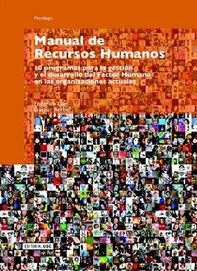 MANUAL DE RECURSOS HUMANOS | 9788497886628 | GAN, FEDERICO / BERBEL, GASPAR | Llibreria La Gralla | Librería online de Granollers