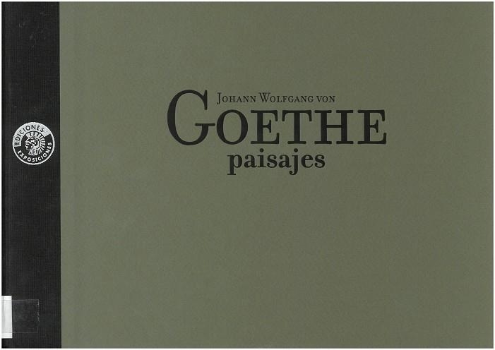 PAISAJES GOETHE | 9788487619267 | Llibreria La Gralla | Librería online de Granollers