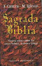 SAGRADA BIBLIA (CANTERA-IGLESIAS) | 9788479144906 | Llibreria La Gralla | Librería online de Granollers