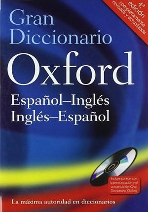 GRAN DICCIONARIO OXFORD ESPAÑOL-INGLES/INGLES-ESPAÑOL | 9780199547357 | Llibreria La Gralla | Llibreria online de Granollers