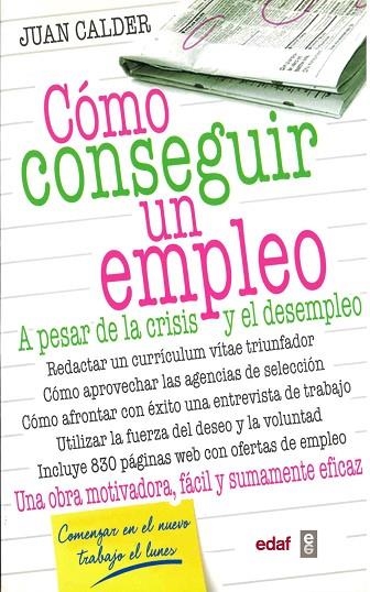 COMO CONSEGUIR UN EMPLEO | 9788441421202 | CALDER, JUAN | Llibreria La Gralla | Llibreria online de Granollers