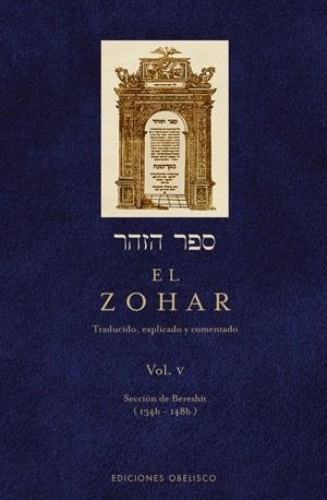 ZOHAR V, EL. SECCION DE BERESHIT | 9788497774932 | Llibreria La Gralla | Llibreria online de Granollers