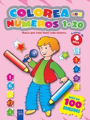 COLOREA CON NUMEROS DEL 1 AL 20 (ROSA) | 9788408070009 | Llibreria La Gralla | Librería online de Granollers