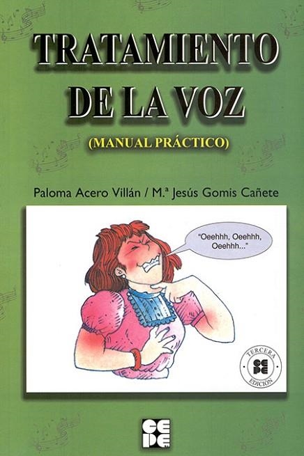 TRATAMIENTO DE LA VOZ MANUAL PRACTICO | 9788478694716 | ACERO VILLAN, PALOMA | Llibreria La Gralla | Librería online de Granollers