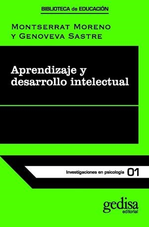 APRENDIZAJE Y DESARROLLO INTELECTUAL | 9788474320923 | MORENO, M. | Llibreria La Gralla | Librería online de Granollers