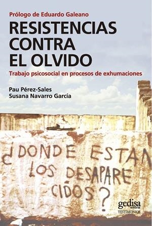 RESISTENCIAS CONTRA EL OLVIDO | 9788497842570 | PEREZ-SALES, PAU; NAVARRO, SUSANA | Llibreria La Gralla | Llibreria online de Granollers