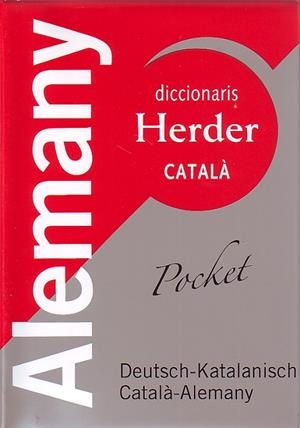 DICCIONARI CATALA-ALEMANY ALEMANY-CATALA POCKET HERDER | 9788425424281 | Llibreria La Gralla | Librería online de Granollers
