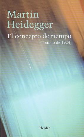 CONCEPTO DEL TIEMPO, EL | 9788425424359 | HEIDEGGER, MARTIN | Llibreria La Gralla | Librería online de Granollers