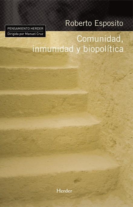 COMUNIDAD INMUNIDAD Y BIOPOLITICA | 9788425426001 | ESPOSITO, ROBERTO | Llibreria La Gralla | Llibreria online de Granollers