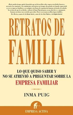 RETRATOS DE FAMILIA | 9788496627161 | PUIG, INMA | Llibreria La Gralla | Llibreria online de Granollers