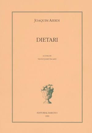 DIETARI (BIBLIOTECA BARO DE MALDA) | 9788472266933 | AIERDI, JOAQUIN | Llibreria La Gralla | Llibreria online de Granollers