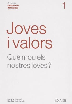 JOVES I VALORS (OBSERVATORI DE VALORS, 1) | 9788472267268 | Llibreria La Gralla | Llibreria online de Granollers