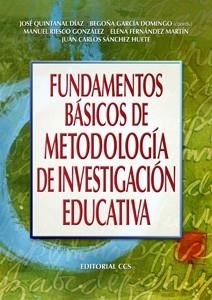 FUNDAMENTOS BÁSICOS DE METODOLOGÍA DE INVESTIGACIÓN EDUCATIVA | 9788498427417 | Llibreria La Gralla | Librería online de Granollers