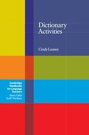 DICTIONARY ACTIVITIES | 9780521690409 | LEANEY, CINDY | Llibreria La Gralla | Librería online de Granollers