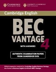 CAMBRIDGE BEC VANTAGE 4 STUDENT'S BOOK WITH ANSWERS | 9780521739269 | Llibreria La Gralla | Librería online de Granollers