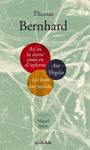 ASÍ EN LA TIERRA COMO EN EL INFIERNO / LOS LOCOS. LOS RECLUSOS / AVE VIRGILIO | 9788495291165 | BERNHARD, THOMAS | Llibreria La Gralla | Librería online de Granollers