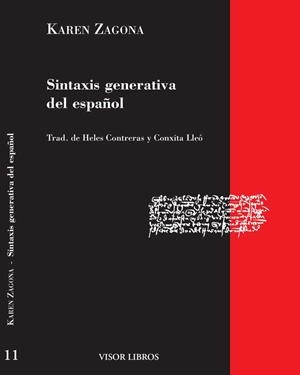 SINTAXIS GENERATIVA DEL ESPAÑOL | 9788475228921 | ZAGONA, KAREN | Llibreria La Gralla | Llibreria online de Granollers