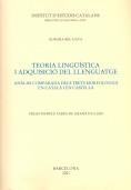 TEORIA LINGUISTICA I ADQUISICIO DEL LLENGUATGE (BIB FIL XLIV | 9788472836150 | BEL GAYA, AURORA | Llibreria La Gralla | Llibreria online de Granollers