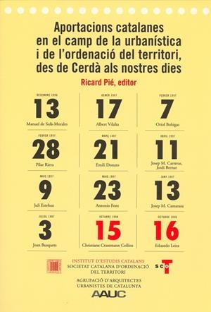 APORTACIONS CATALANES EN EL CAMP DE LA URBANISTICA I DE L'OR | 9788472839281 | PIE, RICARD | Llibreria La Gralla | Llibreria online de Granollers