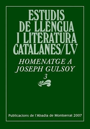 ESTUDIS DE LLENGUA I LITERATURA CATALANES LV | 9788484159735 | Llibreria La Gralla | Llibreria online de Granollers