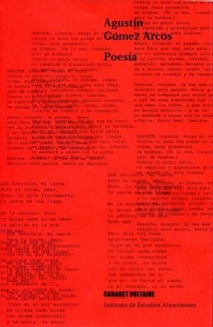 POESIA | 9788493764395 | GÓMEZ ARCOS, AGUSTÍN | Llibreria La Gralla | Llibreria online de Granollers
