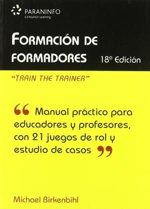 FORMACION DE FORMADORES | 9788428331500 | BIRKENBIHL, MICHAEL | Llibreria La Gralla | Librería online de Granollers