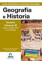 GEOGRAFIA E HISTORIA VOL. 3 TEMARIO SECUNDARIA | 9788466579384 | GARCIA LUCAS, ISABEL/VEAS ARTESEROS, FRANCISCO DE ASIS/CEBRIAN ABELLAN, AURELIO | Llibreria La Gralla | Librería online de Granollers