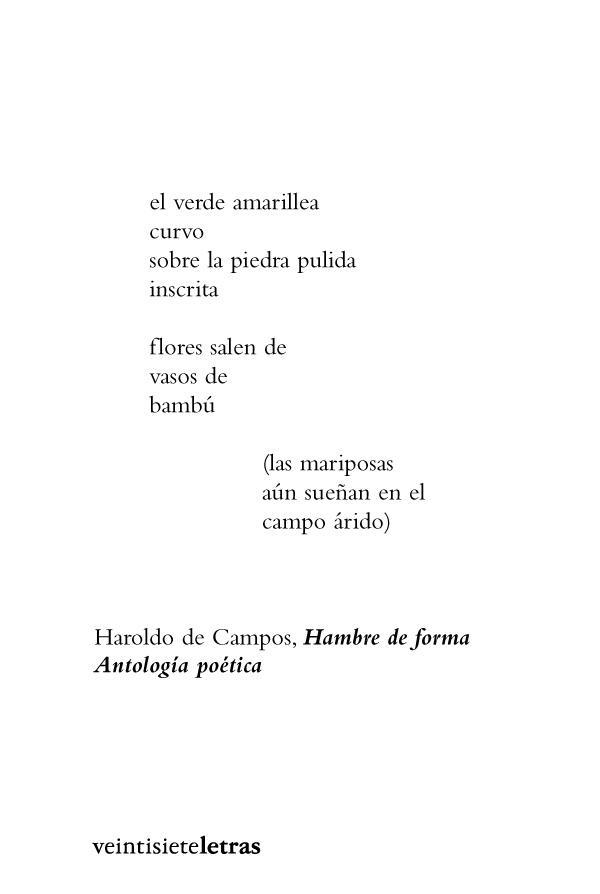 HAMBRE DE FORMA | 9788493635831 | CAMPOS, HAROLDO DE  | Llibreria La Gralla | Librería online de Granollers