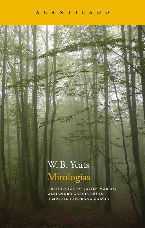 MITOLOGÍAS | 9788415277552 | YEATS, WILLIAM BUTLER | Llibreria La Gralla | Librería online de Granollers